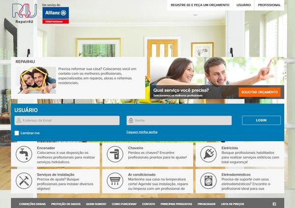 Allianz Global Assistance lança nova plataforma online para serviços residenciais
