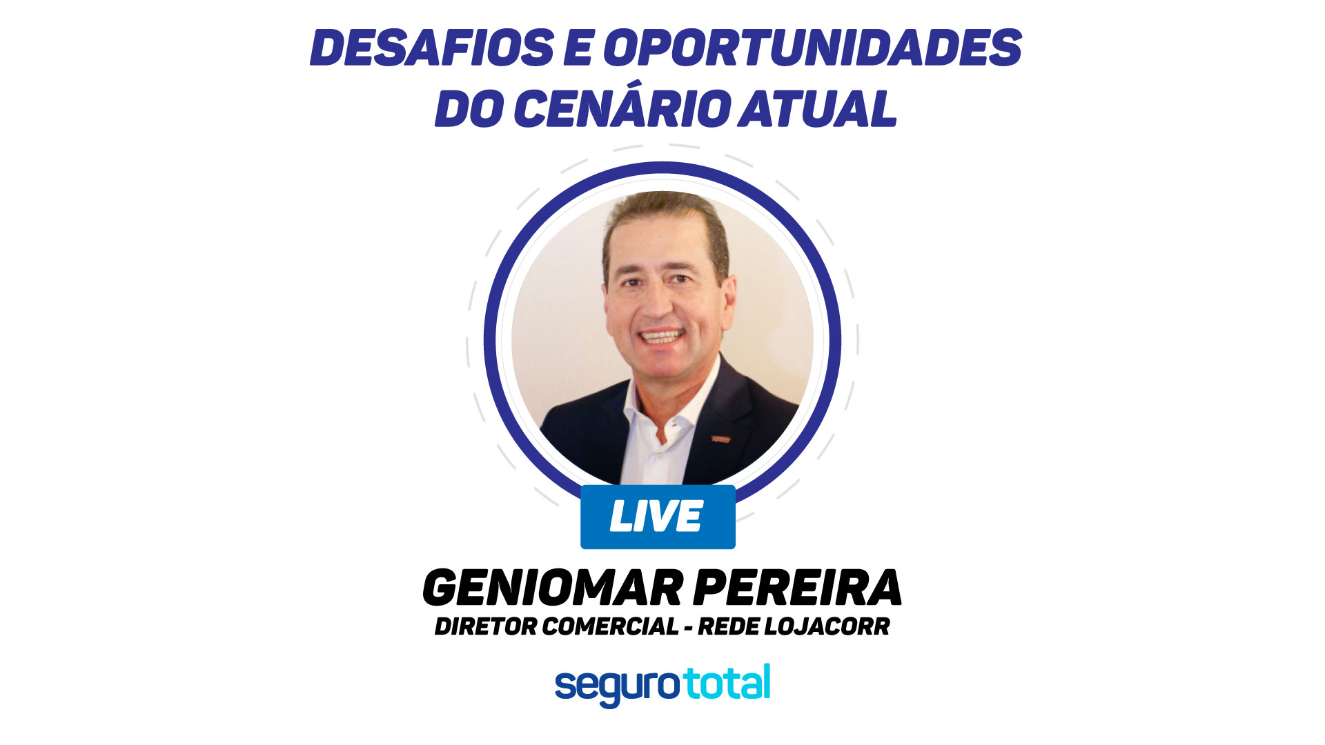 Geniomar Pereira fala sobre desafios e oportunidades no cenário atual; Siga ao vivo!