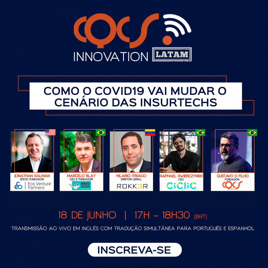 CQCS Innovation Latam vai debater temas para construção do amanhã do seguro na web / Divulgação
