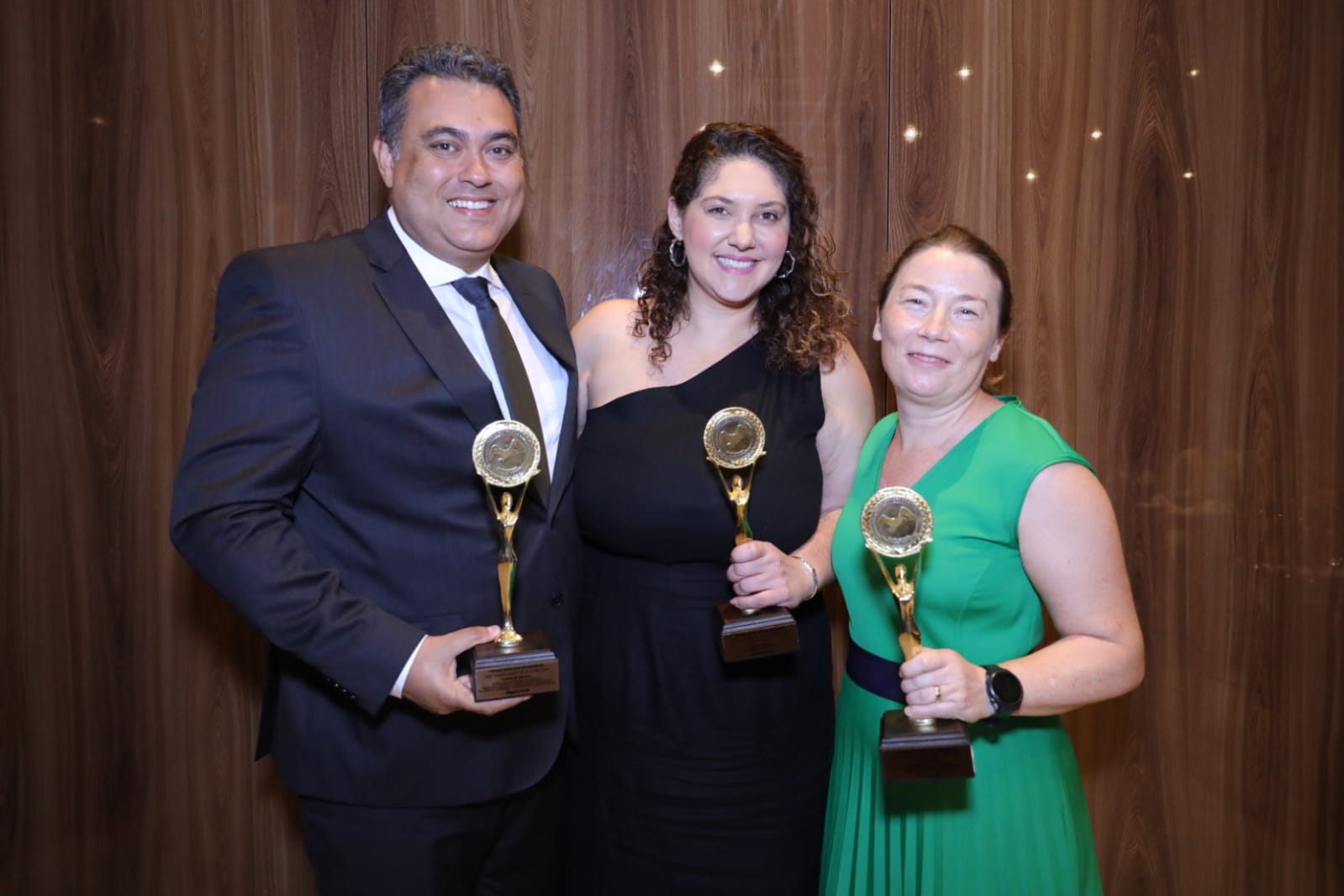 Executivos da Coface durante o Troféu Gaivota de Ouro 2024 / Foto: Nicola Fotografia / Especial / Revista Seguro Total