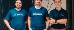 Leandro Teixeira, Pedro Pires e Rudh Menezello, sócios da Split Risk / Foto: Divulgação