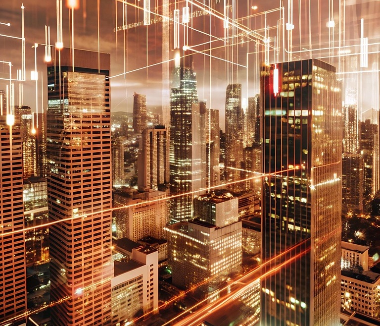 ai generated, digital, city, urban, building, management, success, information, investments, data, analysis, commerce, work, company