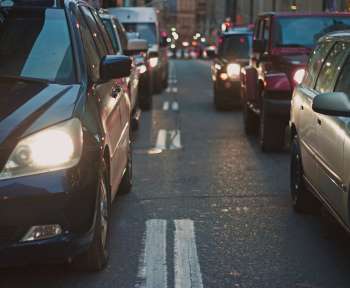 cars on road