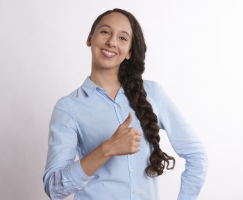 confident, thumbs, thumbs up, happy, hiring, ecommerce, mental health, subscribe, human resources, job interview, customer support, woman, young, isolated, looking, portrait, person, attractive, adult, face, girl, smile, casual, female, cute, model, cheerful, expression, lifestyle, corporate, company, business, professional, expressive, health, manager, profession, work, mental health, subscribe, subscribe, subscribe, subscribe, subscribe