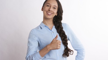 confident, thumbs, thumbs up, happy, hiring, ecommerce, mental health, subscribe, human resources, job interview, customer support, woman, young, isolated, looking, portrait, person, attractive, adult, face, girl, smile, casual, female, cute, model, cheerful, expression, lifestyle, corporate, company, business, professional, expressive, health, manager, profession, work, mental health, subscribe, subscribe, subscribe, subscribe, subscribe