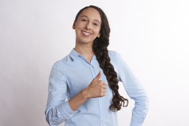 confident, thumbs, thumbs up, happy, hiring, ecommerce, mental health, subscribe, human resources, job interview, customer support, woman, young, isolated, looking, portrait, person, attractive, adult, face, girl, smile, casual, female, cute, model, cheerful, expression, lifestyle, corporate, company, business, professional, expressive, health, manager, profession, work, mental health, subscribe, subscribe, subscribe, subscribe, subscribe