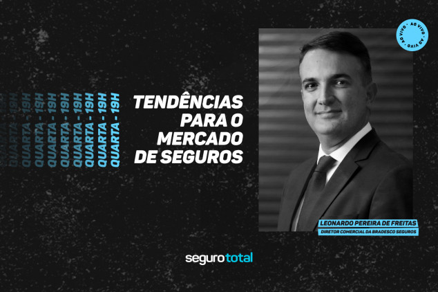 Siga ao vivo: Leonardo Pereira de Freitas, da Bradesco Seguros, apresenta tendências para o mercado segurador