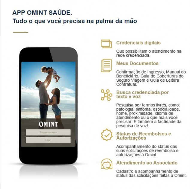 APP Omint Saúde trará novas experiências aos associados e parceiros de negócios.