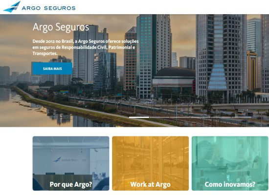 Argo Seguros lança portal institucional