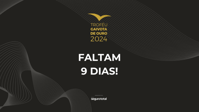 Faltam 9 dias para a revelação dos destaques do ano no mercado segurador com o 24º Troféu Gaivota de Ouro