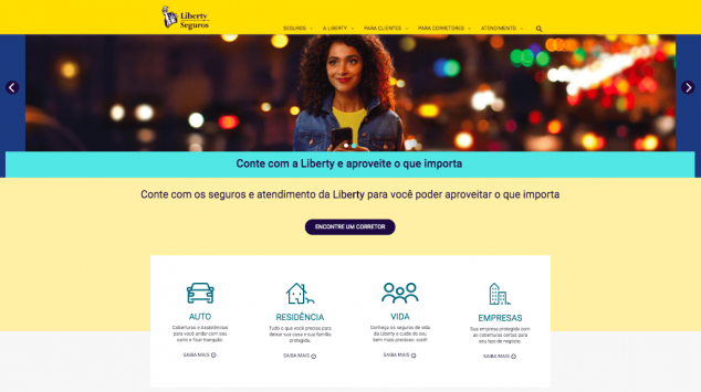 Liberty Seguros lança nova versão de seu site institucional focado em acessibilidade e experiência do usuário